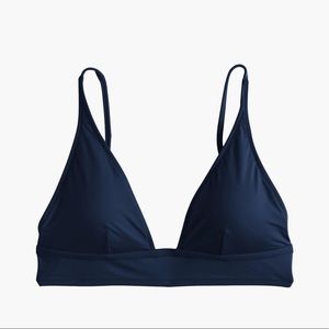 J.crew Plunge V-neck Bikini Top (NWT size Sm)